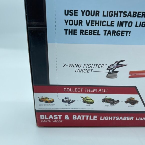 Star Wars Blast and Battle Lightsaber Launcher Darth Vader Car Toy - Picture 8 of 11